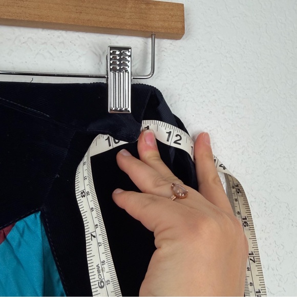 Sacai Pendleton Print Pleated Mesh Skirt 2019 Resort Asymmetrical Blue Black M - Picture 13 of 14